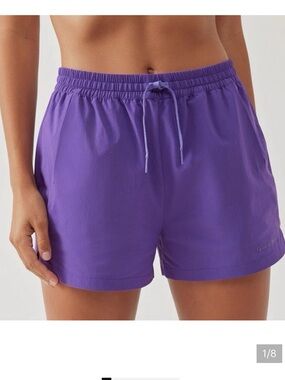 Outdoor Voices Doing Things Rec Shorts in Eggplant Purple